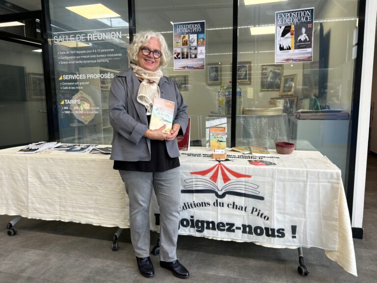 Corinne Nielford, présidente de l'association les Éditions du Chat Pito