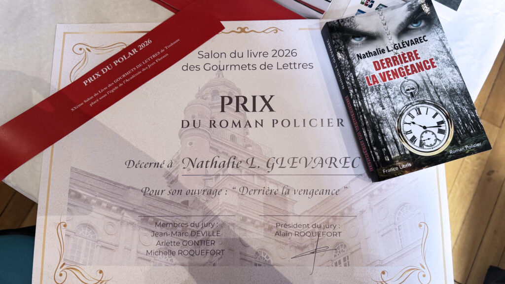 Prix du roman policier 2026, du salon du livre Des Gourmets de Lettres de Toulouse